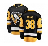 Youth Pittsburgh Penguins #38 Derek Grant Authentic Black Home Fanatics Branded Breakaway NHL Jersey