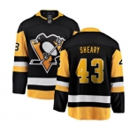 Youth Pittsburgh Penguins #43 Conor Sheary Fanatics Branded Black Home Breakaway NHL Jersey