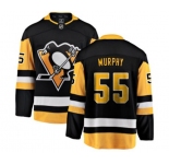 Youth Pittsburgh Penguins #55 Larry Murphy Fanatics Branded Black Home Breakaway NHL Jersey