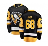 Youth Pittsburgh Penguins #68 Jaromir Jagr Fanatics Branded Black Home Breakaway NHL Jersey