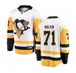 Youth Pittsburgh Penguins #71 Evgeni Malkin Fanatics Branded White Away Breakaway NHL Jersey