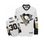 Youth Reebok Pittsburgh Penguins #30 Matt Murray Premier White Away NHL Jersey