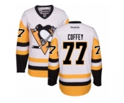 Youth Reebok Pittsburgh Penguins #77 Paul Coffey Premier White Away NHL Jersey