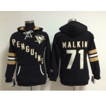 women nhl jerseys pittsburgh penguins #71 amlkin black[pullover hooded sweatshirt]