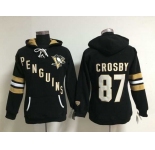 women nhl jerseys pittsburgh penguins #87 crosby black[pullover hooded sweatshirt]