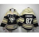 youth nhl jerseys pittsburgh penguins #87 crosby cream-black[pullover hooded sweatshirt patch c]