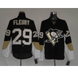 youth nhl pittsburgh penguins #29 fleury black