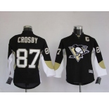 youth nhl pittsburgh penguins #87 crosby black