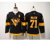 Penguins #71 Evgeni Malkin Black Women 2019 NHL Stadium Series Adidas Jersey