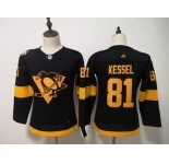 Penguins #81 Evgeni Kessel Black Women 2019 NHL Stadium Series Adidas Jersey