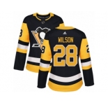 Women's Adidas Pittsburgh Penguins #28 Ian Cole Premier Black Home NHL Jersey