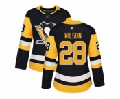 Women's Adidas Pittsburgh Penguins #28 Ian Cole Premier Black Home NHL Jersey