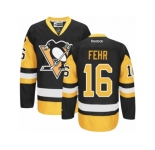 Women's Reebok Pittsburgh Penguins #16 Eric Fehr Premier Black Gold Third NHL Jersey
