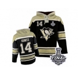 Men's Old Time Hockey Pittsburgh Penguins #14 Chris Kunitz Authentic Black Sawyer Hooded Sweatshirt 2017 Stanley Cup Final