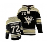 Men's Old Time Hockey Pittsburgh Penguins #72 Patric Hornqvist Authentic Black Sawyer Hooded Sweatshirt NHL Jersey