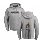 NHL Adidas Pittsburgh Penguins #17 Bryan Rust Ash Backer Pullover Hoodie