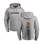 NHL Adidas Pittsburgh Penguins #30 Matt Murray Ash Backer Pullover Hoodie