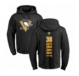 NHL Adidas Pittsburgh Penguins #38 Derek Grant Black Backer Pullover Hoodie