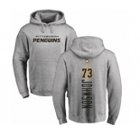 NHL Adidas Pittsburgh Penguins #73 Jack Johnson Ash Backer Pullover Hoodie