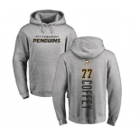 NHL Adidas Pittsburgh Penguins #77 Paul Coffey Ash Backer Pullover Hoodie