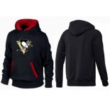 NHL Men's Pittsburgh Penguins Big & Tall Logo Hoodie - Black Red