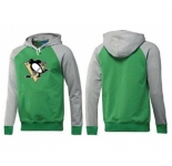 NHL Men's Pittsburgh Penguins Big & Tall Logo Hoodie - Green Grey