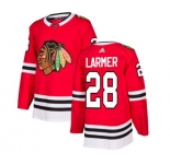 Adidas Chicago Blackhawks #28 Steve Larmer Premier Red Home NHL Jersey