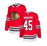 Adidas Chicago Blackhawks #45 Luc Snuggerud Premier Red Home NHL Jersey