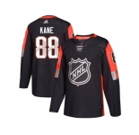 Men Adidas Chicago Blackhawks #88 Patrick Kane Black 2018 All-Star Central Division Authentic Stitched NHL Jersey
