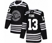 Men's Adidas Chicago Blackhawks #13 CM Punk Authentic Black 2019 Winter Classic NHL Jersey
