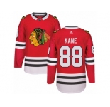 Men's Adidas Chicago Blackhawks #88 Patrick Kane Authentic Red Home NHL Jersey