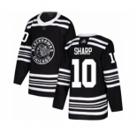 Men's Chicago Blackhawks #10 Patrick Sharp Authentic Black Alternate Hockey Jersey