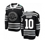 Men's Chicago Blackhawks #10 Patrick Sharp Black 2019 Winter Classic Fanatics Branded Breakaway NHL Jersey