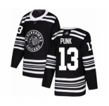 Men's Chicago Blackhawks #13 CM Punk Authentic Black Alternate Hockey Jersey