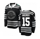 Men's Chicago Blackhawks #15 Artem Anisimov Black 2019 Winter Classic Fanatics Branded Breakaway NHL Jersey