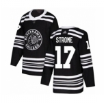 Men's Chicago Blackhawks #17 Dylan Strome Authentic Black Alternate Hockey Jersey