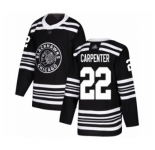 Men's Chicago Blackhawks #22 Ryan Carpenter Authentic Black Alternate Hockey Jersey