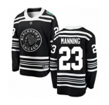 Men's Chicago Blackhawks #23 Brandon Manning Black 2019 Winter Classic Fanatics Branded Breakaway NHL Jersey