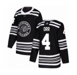 Men's Chicago Blackhawks #4 Bobby Orr Authentic Black Alternate Hockey Jersey