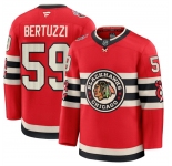 Men's Chicago Blackhawks #59 Tyler Bertuzzi Red 2024-25 Winter Classic Stitched Hockey Jersey