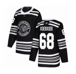 Men's Chicago Blackhawks #68 Slater Koekkoek Authentic Black Alternate Hockey Jersey