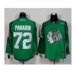 Men's Chicago Blackhawks #72 Artemi Panarin Green St. Patrick's Day New Stitched NHL Jersey