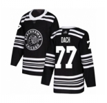 Men's Chicago Blackhawks #77 Kirby Dach Authentic Black Alternate Hockey Jersey