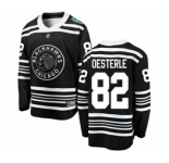 Men's Chicago Blackhawks #82 Jordan Oesterle Black 2019 Winter Classic Fanatics Branded Breakaway NHL Jersey
