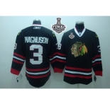 NHL Blackhawks #3 Keith Magnuson Black 2015 Stanley Cup Stitched Jerseys