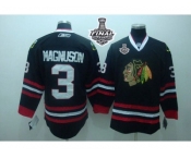 NHL Blackhawks #3 Keith Magnuson Black 2015 Stanley Cup Stitched Jerseys