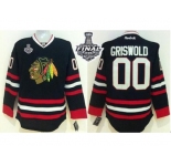 NHL Chicago Blackhawks #00 Clark Griswold Black 2015 Stanley Cup Stitched Jerseys