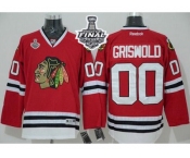 NHL Chicago Blackhawks #00 Clark Griswold Red Home 2015 Stanley Cup Stitched Jerseys