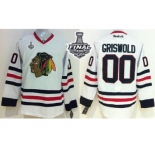 NHL Chicago Blackhawks #00 Clark Griswold White 2015 Stanley Cup Stitched Jerseys