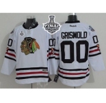 NHL Chicago Blackhawks #00 Clark Griswold White 2015 Winter Classic 2015 Stanley Cup Stitched Jerseys
